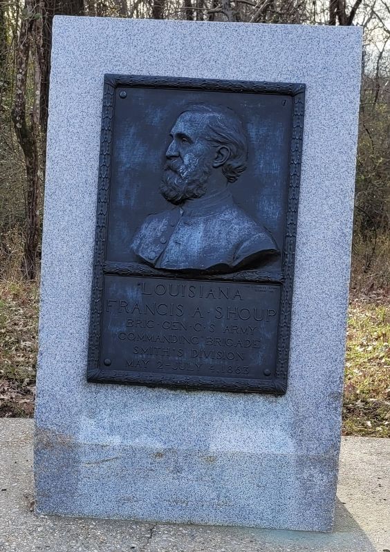 Francis A. Shoup Marker. Click for full size. Francis A. Shoup Marker image. Click for full size.