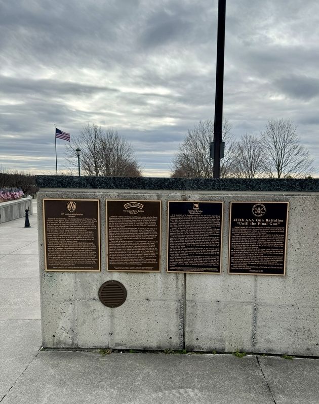 91st Chemical Mortar Battalion Marker (center left). Click for full size. 91st Chemical Mortar Battalion Marker (center left) image. Click for full size.