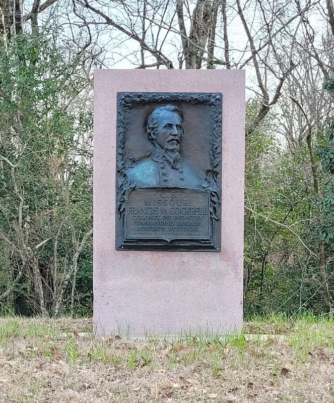 Francis M. Cockrell Marker. Click for full size. Francis M. Cockrell Marker image. Click for full size.