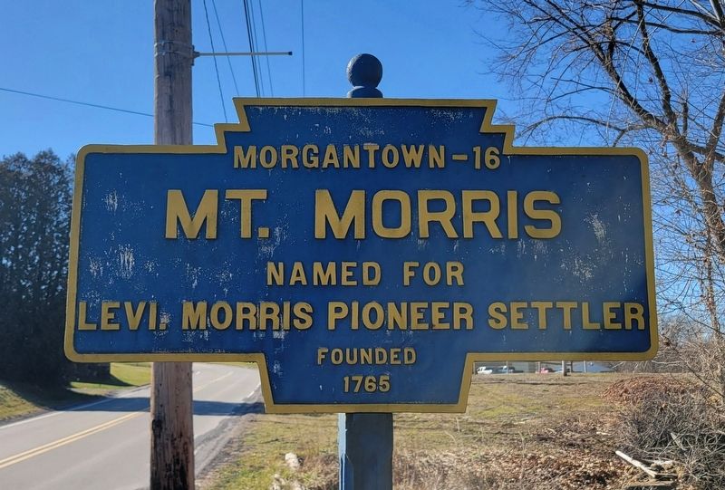 Mt. Morris Marker. Click for full size. Mt. Morris Marker image. Click for full size.