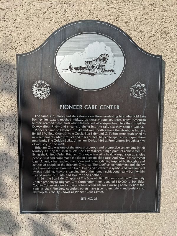 Pioneer Care Center Marker image. Click for full size.