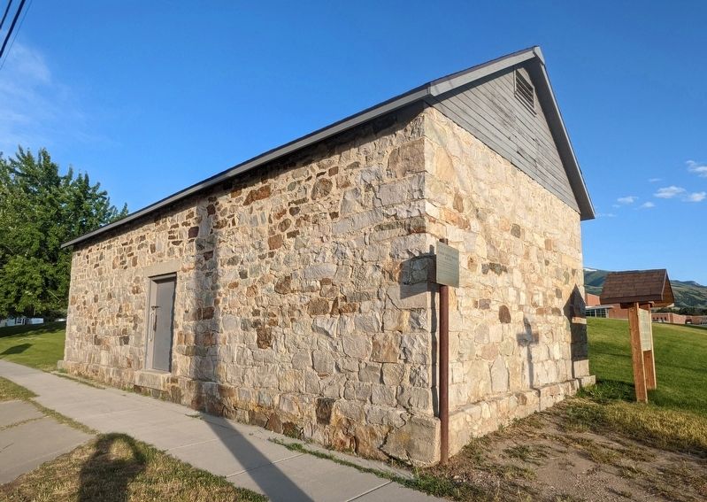 Historic Brigham City Relief Society Granary Marker image. Click for full size.