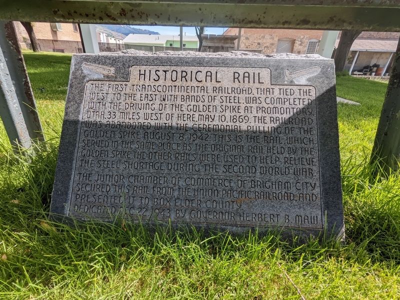 Historical Rail Marker image. Click for full size.