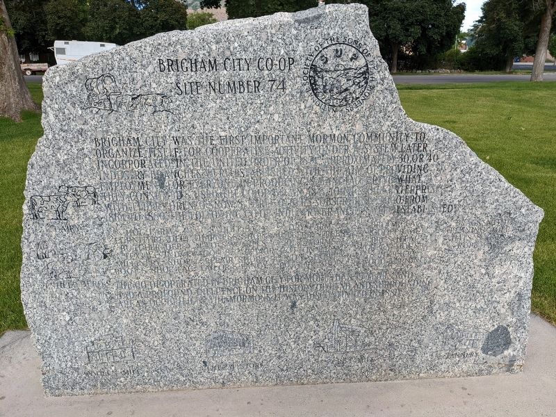 Brigham City Co-Op Marker image. Click for full size.