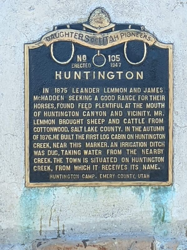 Huntington Marker image. Click for full size.