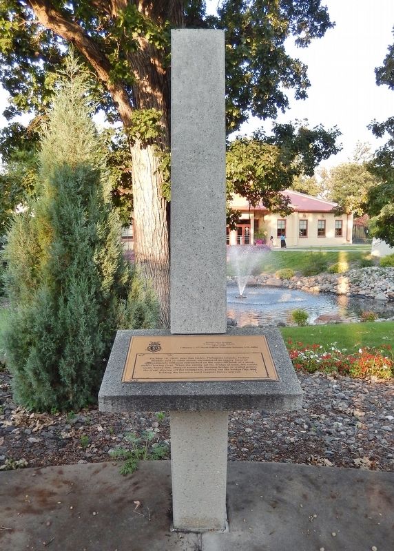 Private Otto Boehler Memorial. Click for full size. Private Otto Boehler Memorial image. Click for full size.
