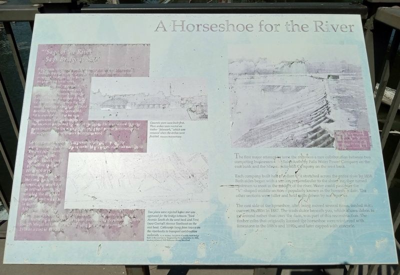 A Horseshoe for the River Marker. Click for full size. A Horseshoe for the River Marker image. Click for full size.