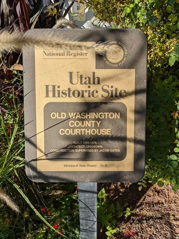 Old Washington County Courthouse Marker image. Click for full size.