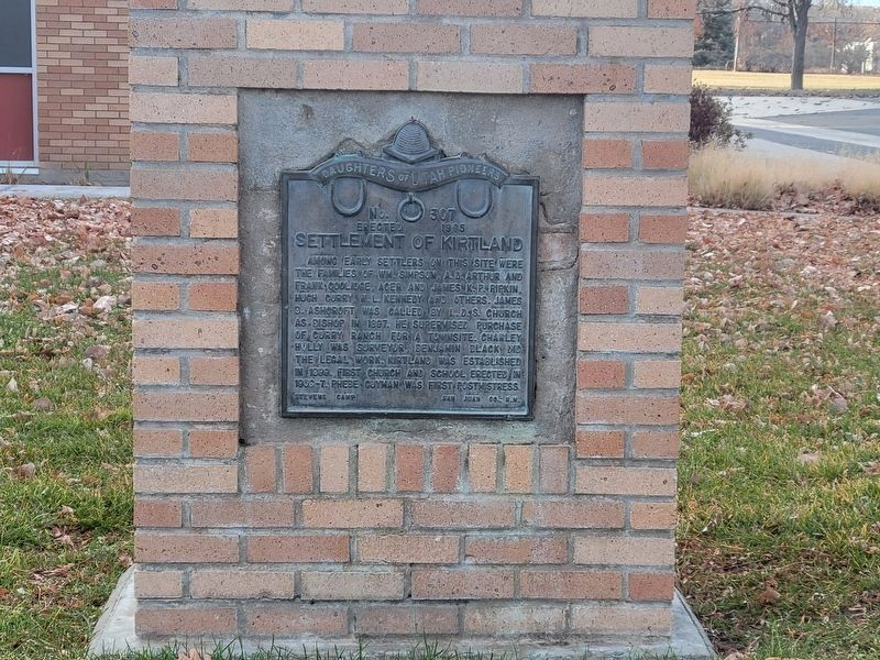 Settlement of Kirtland Marker image. Click for full size.