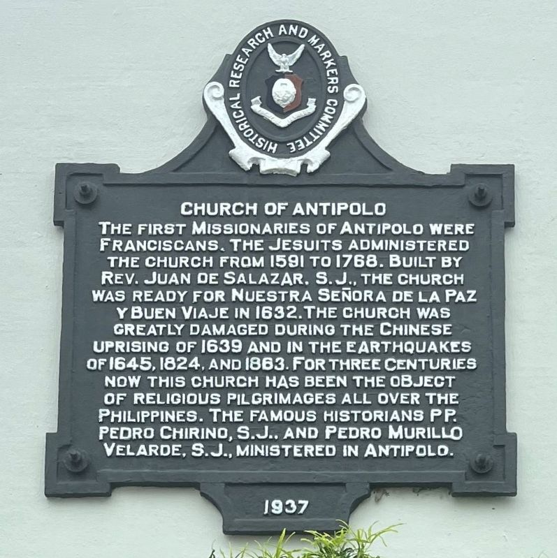 Church of Antipolo Marker image. Click for full size.