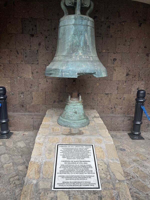 Campana de Sto. Cristo del Tosoro Marker. Click for full size. Campana de Sto. Cristo del Tosoro Marker image. Click for full size.