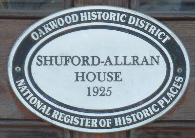 Shuford-Allran House Marker image. Click for full size.