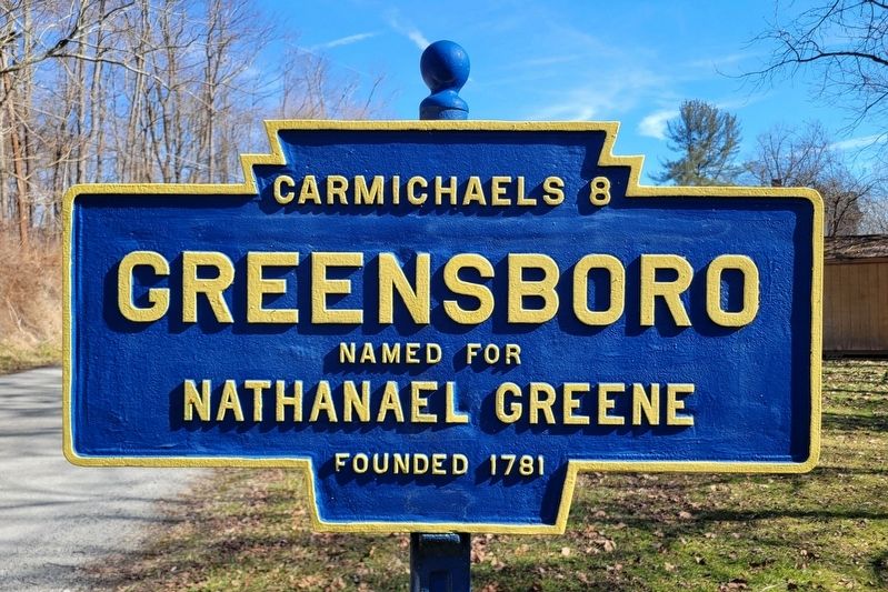 Greensboro Marker. Click for full size. Greensboro Marker image. Click for full size.