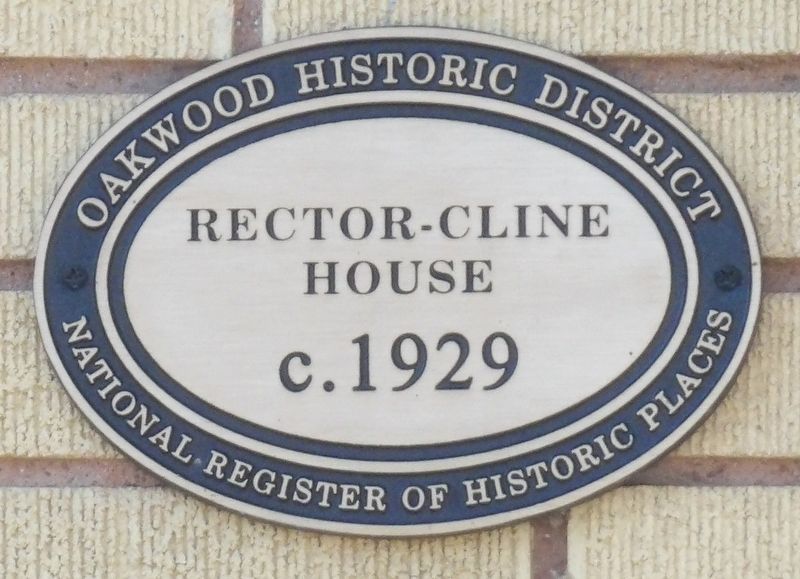 Rector-Cline House Marker image. Click for full size.