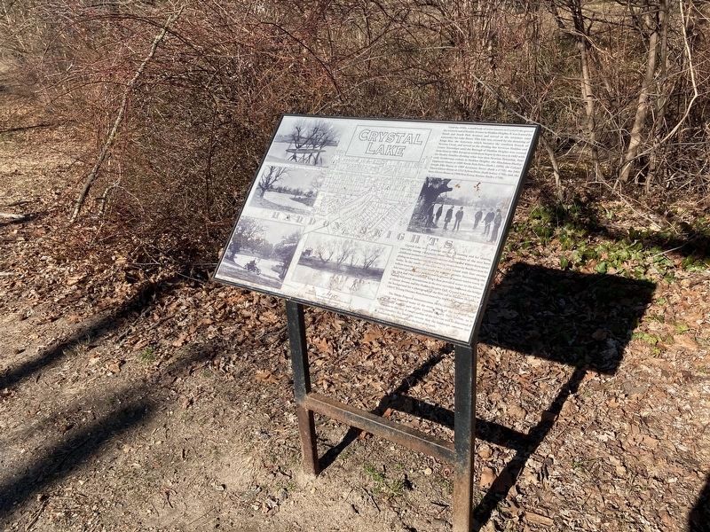 Crystal Lake Marker image. Click for full size.