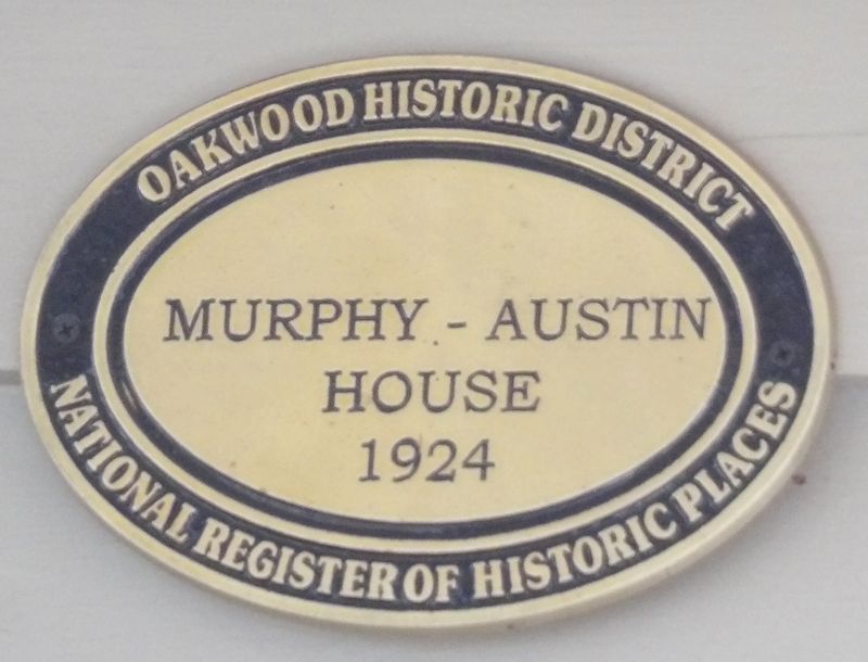 Murphy-Austin Houe Marker image. Click for full size.