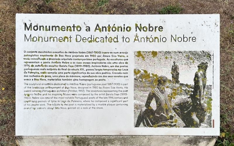 Monumento a Antnio Nobre / Monument Dedicated to Antnio Nobre Marker image. Click for full size.