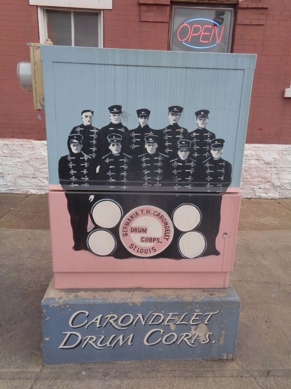 Carondelet Drum Corps Marker. Click for full size. Carondelet Drum Corps Marker image. Click for full size.
