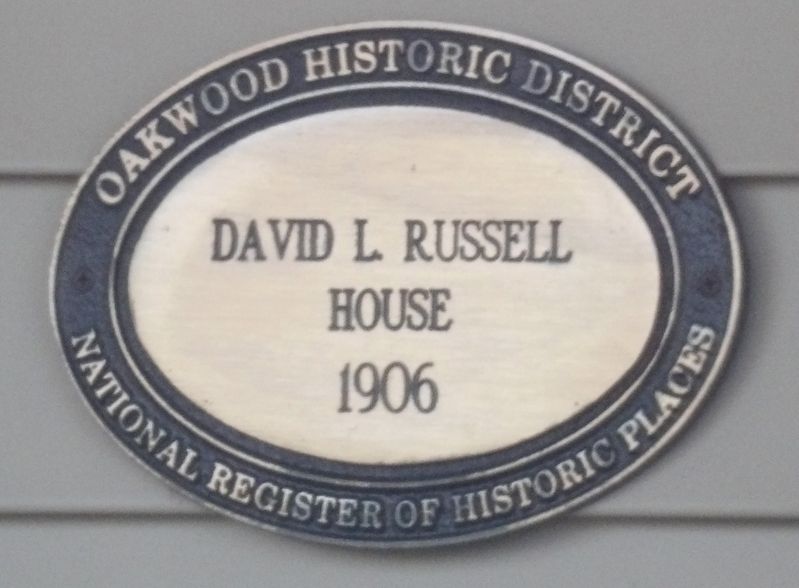 David L. Russell House Marker image. Click for full size.