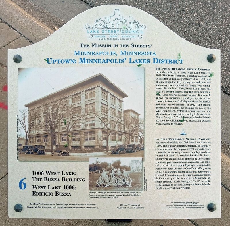 1006 West Lake: The Buzza Building Marker image. Click for full size.