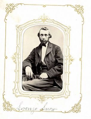 Lorenzo Snow. Click for full size. Lorenzo Snow image. Click for full size.