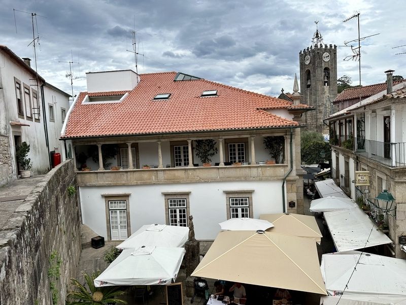 City Library building - looking north, taken from city wall image. Click for full size.