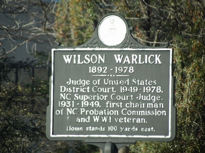 Wilson Warlick Marker image. Click for full size.