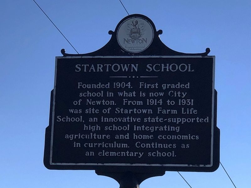 Startown School Marker. Click for full size. Startown School Marker image. Click for full size.