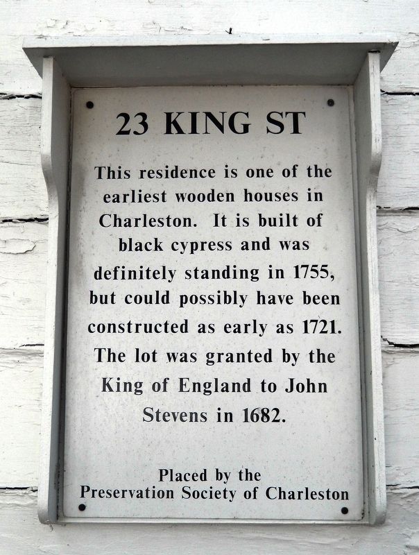 23 King Street Marker image. Click for full size.