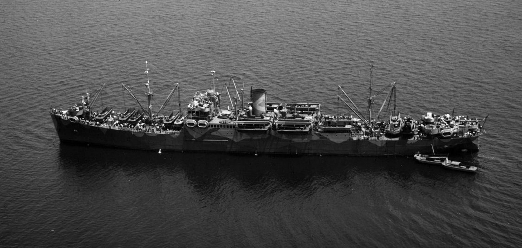 U.S.S. Wm. P. Biddle (APA-8) image. Click for full size.