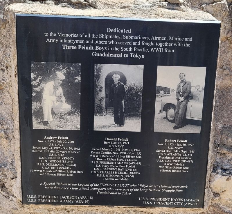 Three Feindt Boys Marker image. Click for full size.