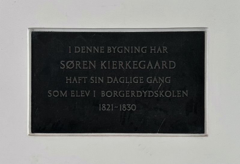Sren Kierkegaard Marker image. Click for full size.