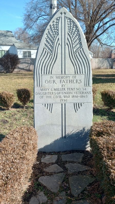 Logansport Civil War Memorial Marker. Click for full size. Logansport Civil War Memorial Marker image. Click for full size.