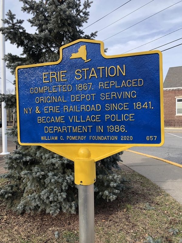 Erie Station Marker image. Click for full size.