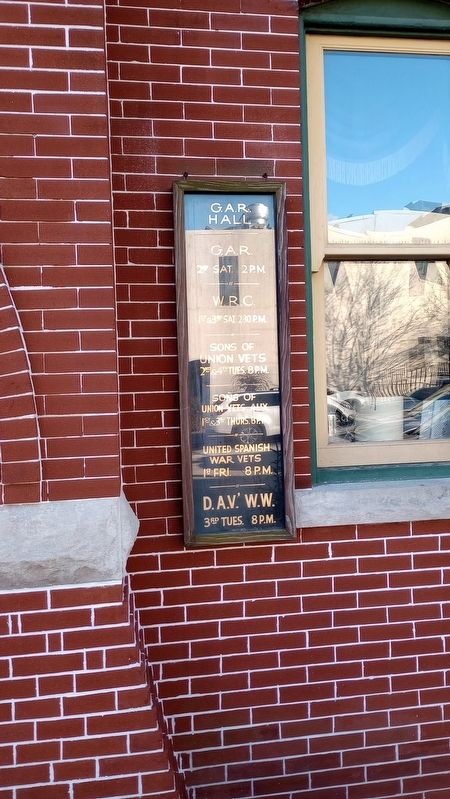 Porter County Memorial Hall Marker image. Click for full size.