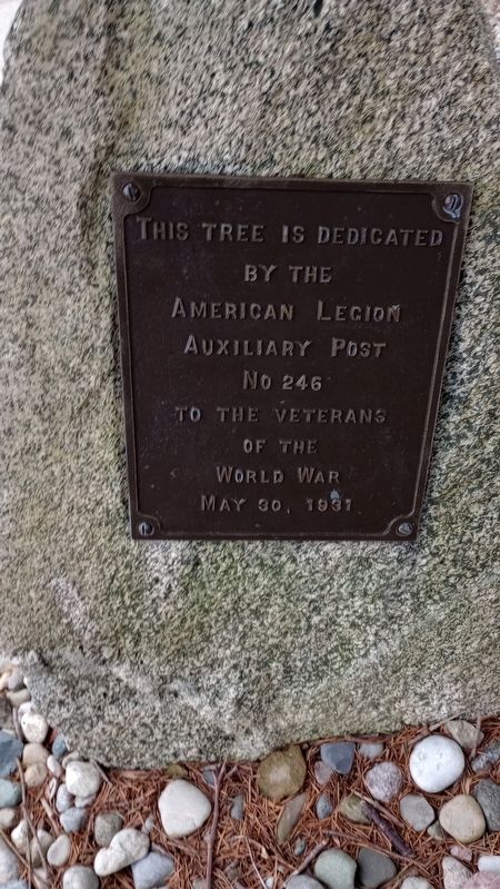 World War Veterans Memorial Marker. Click for full size. World War Veterans Memorial Marker image. Click for full size.