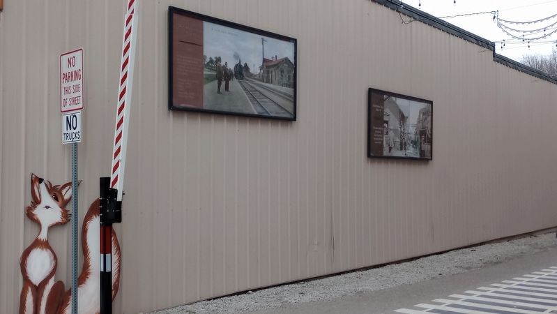 B&O Railroad Depot Albion, IN Marker image. Click for full size.