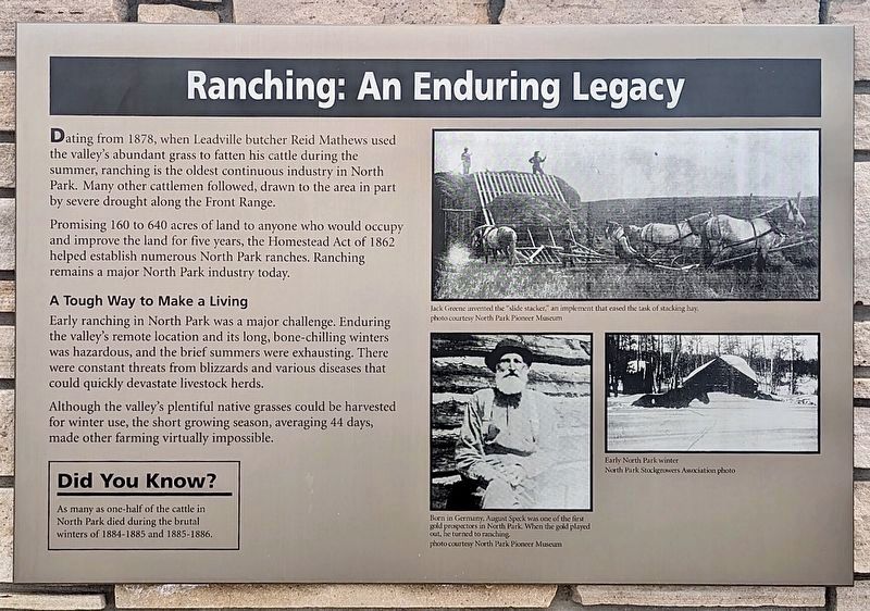 Ranching Marker image. Click for full size.