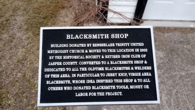 Blacksmith Shop Marker. Click for full size. Blacksmith Shop Marker image. Click for full size.