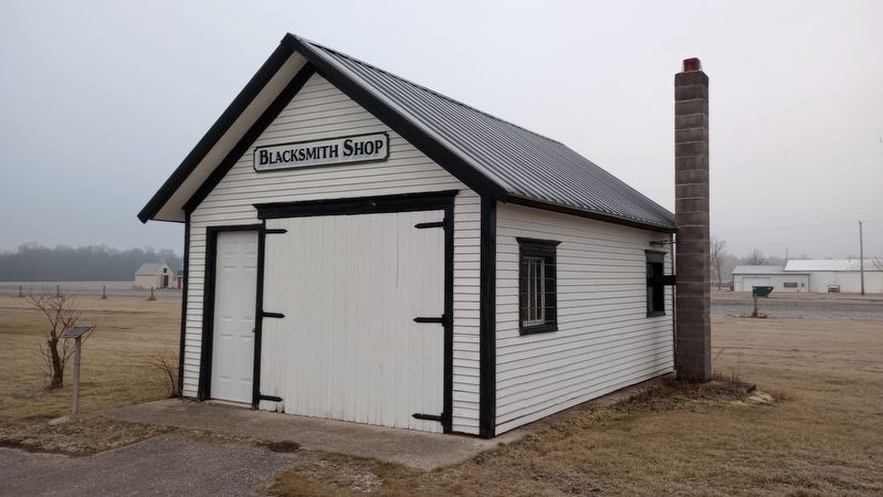 Blacksmith Shop Marker. Click for full size. Blacksmith Shop Marker image. Click for full size.