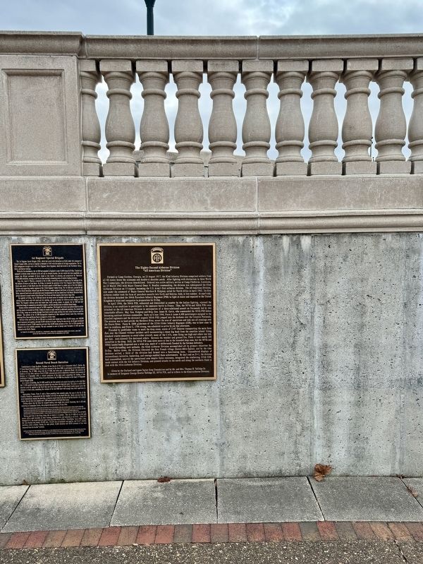 1st Engineer Brigade Marker (top left) image. Click for full size.