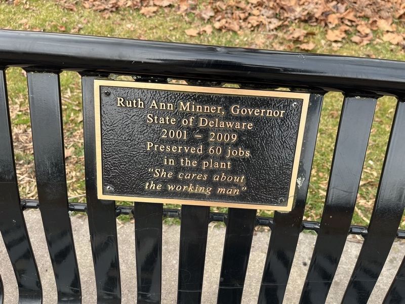 Ruth Ann Minner, Governor Marker image. Click for full size.
