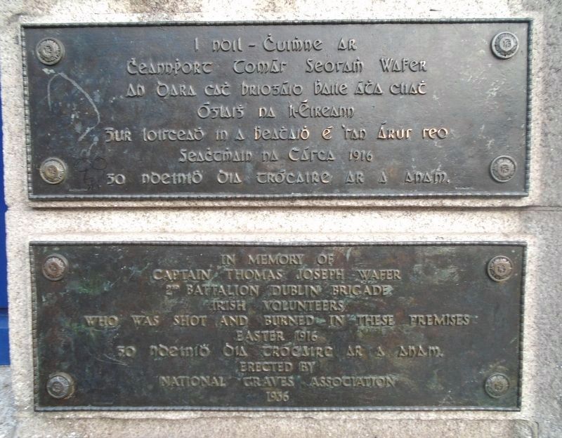 Captain Thomas Joseph Wafer Markers image. Click for full size.