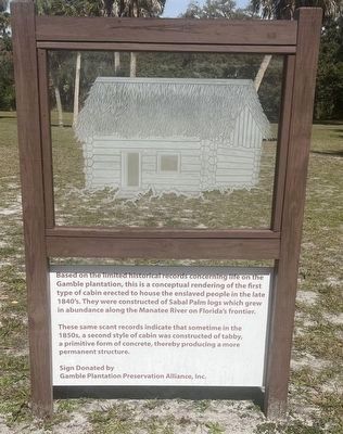 Gamble Plantation Marker image. Click for full size.