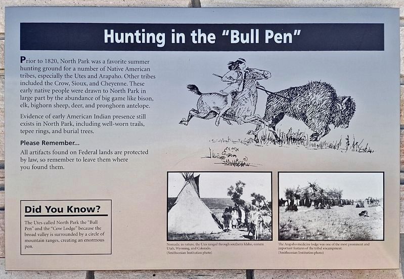 Hunting in the "Bull Pen" Marker image. Click for full size.