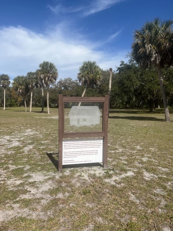 Gamble Plantation Marker image. Click for full size.