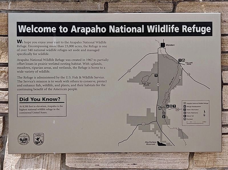 Welcome to Arapaho National Wildlife Refuge image. Click for full size.