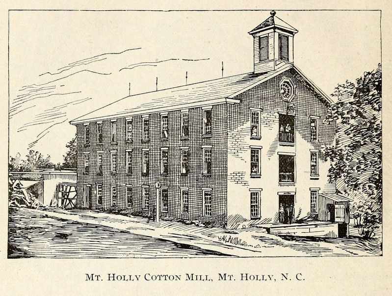 Mount Holly Cotton Mill. Click for full size. Mount Holly Cotton Mill image. Click for full size.