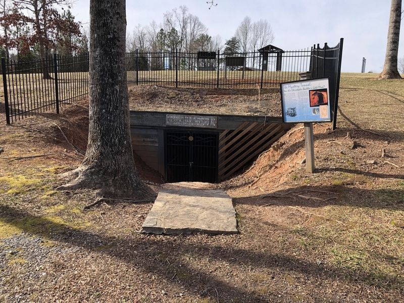 The Mystery Tunnel: Was This Christopher Bechtler's Gold Mine? Marker. Click for full size. The Mystery Tunnel: Was This Christopher Bechtler's Gold Mine? Marker image. Click for full size.