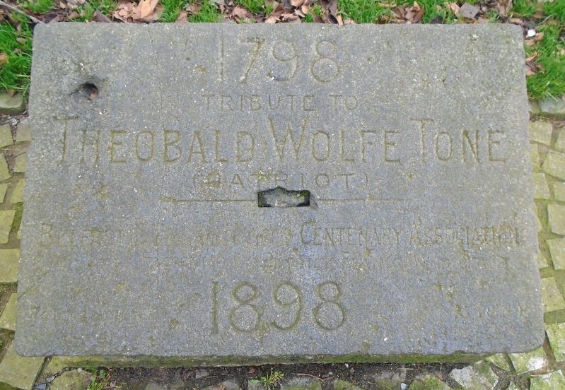 Theobald Wolfe Tone Marker image. Click for full size.